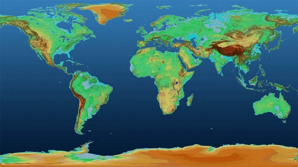mapa 3d da superficie da terra 600x337 Disponível gratuitamente mapa 3D global para uso científico